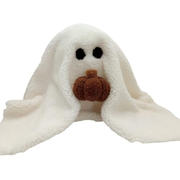 GUUZOGG Ghost with Pumpkin Pillow for Halloween