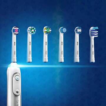 Braun Oral-B Crossaction 3-in-1 Toothbrush Heads by Oral-B | Packing may be vary (8 Count)