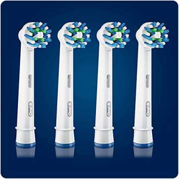 Braun Oral-B Crossaction 3-in-1 Toothbrush Heads by Oral-B | Packing may be vary (8 Count)