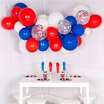12 Inch Confetti Balloons for Celebrations and Parties