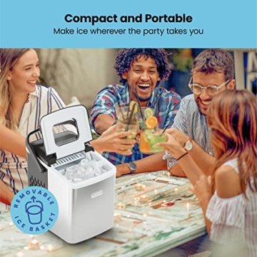 Iceman Portable Dual-Size Ice Maker - 26 lbs Daily Output
