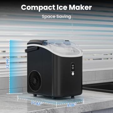 Antarctic Star Nugget Ice Maker - 35lbs Daily Production