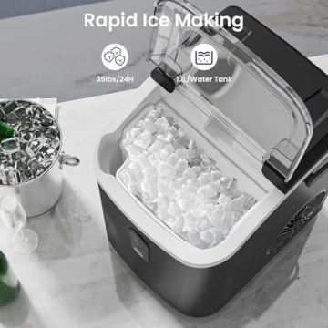 Antarctic Star Nugget Ice Maker - 35lbs Daily Production