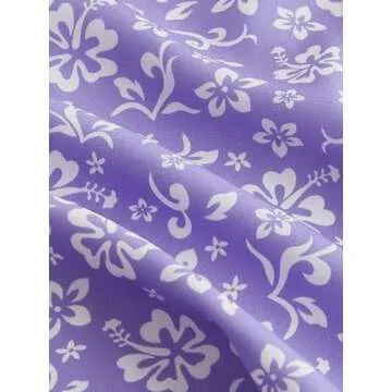 Milumia Women's Floral Mini Cami Dress Ruched Tie Front Spaghetti Strap Short Strappy Dresses Purple X-Small