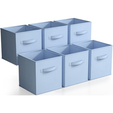 Sorbus Storage Cubes - 11 Inch Foldable Baskets for Home, Nursery, Toy Box & More