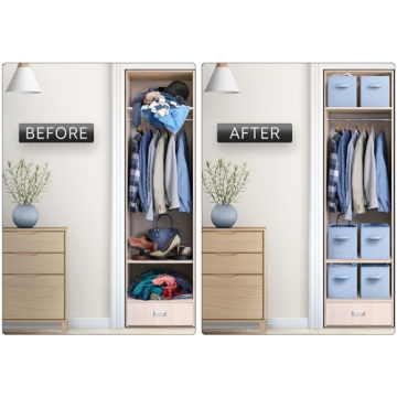 Sorbus Pastel Blue Storage Cubes - Organize Your Space