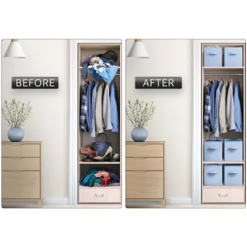 Sorbus Pastel Blue Storage Cubes - Organize Your Space