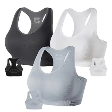 FITTIN Racerback Sports Bras - High Impact Support for Gym & Yoga
