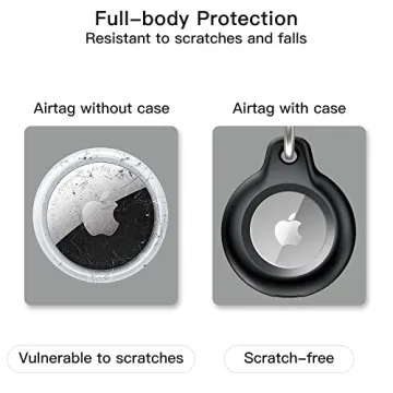 Durable 4 Pack Airtag Holder - Waterproof & Shockproof Cases