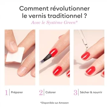 Vibrant Manucurist Green Nail Polish Poppy Red for Sustainable Beauty