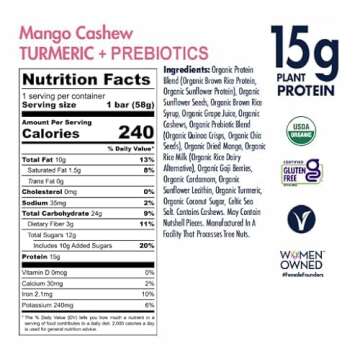 SAVE THE RAINFOREST by SHANTI BALANCE | Mango Cashew Turmeric | 15G Plant Protein | Organic Gluten F...