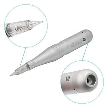 Pinkiou Permanent Makeup Machine MicroPigmentation Pen Hair Stroked Eyebrow Professional Microblading Pen Machine For EyeBrow Eyeline Lip Brow Lamination