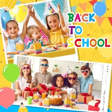 Tiangrid Mini Pencil Popcorn Boxes - 60 Pack for Parties