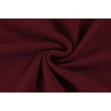 COOFANDY Men Casual Crew Neck Sweater Ribbed Knit Slim Fit Long Sleeve Pullover Top for Casual Or Dressy Wear Wine Red