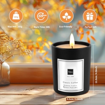 Luxury Scented Soy Candles for Men Women Home Decor
