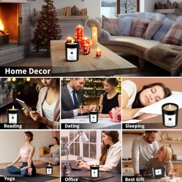 Luxury Scented Soy Candles for Men Women Home Decor