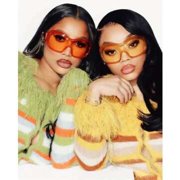 Oversized Trendy Wrap Around Sunglasses for Cool Concerts