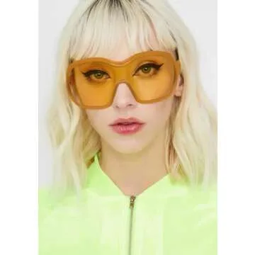 Oversized Trendy Wrap Around Sunglasses for Cool Concerts