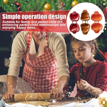 WZKKCTG Holiday Mini Pie Mold for Festive Baking & Fun