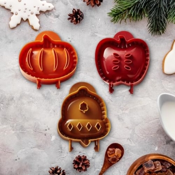 WZKKCTG Holiday Mini Pie Mold for Festive Baking & Fun