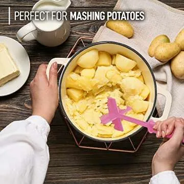 Zulay Kitchen Ground Beef Chopper Tool - Heat Resistant Tool