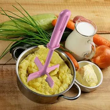Zulay Kitchen Ground Beef Chopper Tool - Heat Resistant Tool