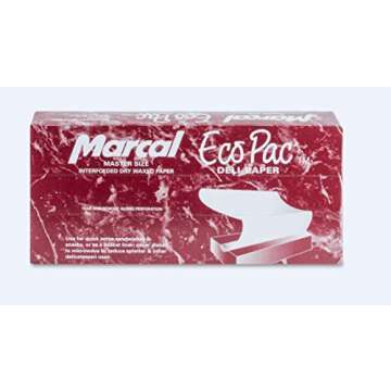Marcal Co.-6109 Deli Wrap Interfolded Wax Paper/Dry Waxed Food Liner Master Size 12" x 10¾", 500 Sheets