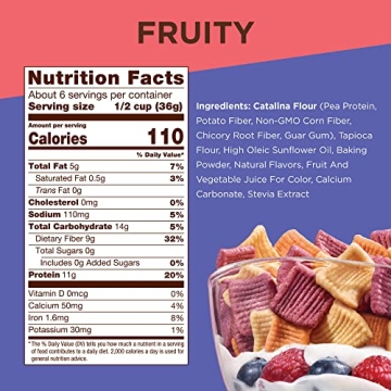 Catalina Crunch Keto Friendly Fruity Cereal 4 Pack
