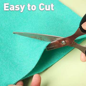 Quality ZAIONE Felt Fabric Sheets for Crafting Fun