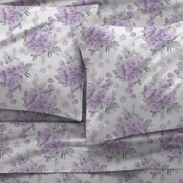 Bliss Casa Queen Flannel Sheet Set 100% Cotton Warm Breathable