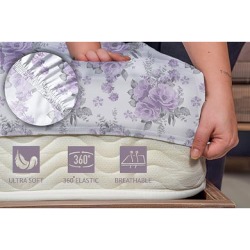 Bliss Casa Queen Flannel Sheet Set 100% Cotton Warm Breathable