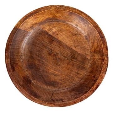 Bloomingville Mango Wood Footed Bowl for Stylish Serving