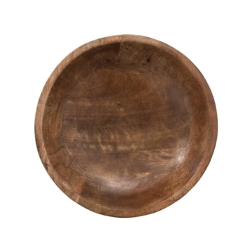 Bloomingville Mango Wood Footed Bowl for Stylish Serving
