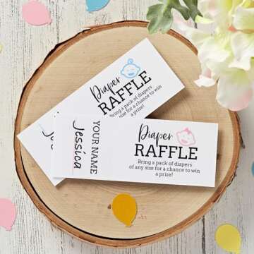 Avery Printable Tickets, 2-1/8" x 5-1/2", Laser/Inkjet, 200 Tickets, Great for Raffle Tickets (16431...