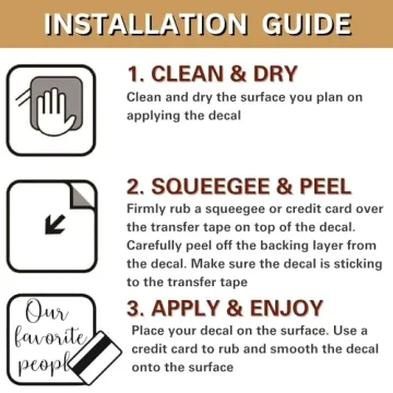 Our Favorite People Sticker - Wedding Seating Chart Decal