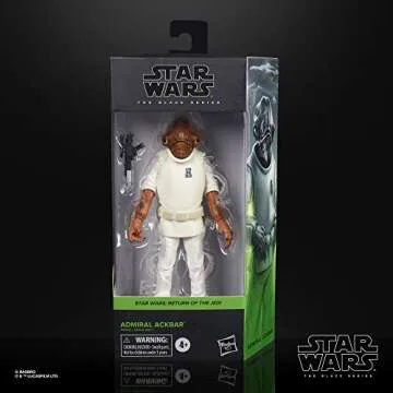 STAR WARS The Black Series Admiral Ackbar Toy 6-Inch-Scale Return of The Jedi Collectible Action Fig...