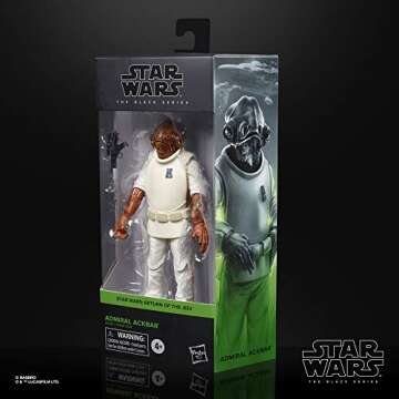 STAR WARS The Black Series Admiral Ackbar Toy 6-Inch-Scale Return of The Jedi Collectible Action Figure, Kids Ages 4 and Up