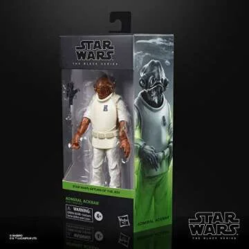STAR WARS The Black Series Admiral Ackbar Toy 6-Inch-Scale Return of The Jedi Collectible Action Figure, Kids Ages 4 and Up
