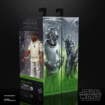 STAR WARS The Black Series Admiral Ackbar Toy 6-Inch-Scale Return of The Jedi Collectible Action Figure, Kids Ages 4 and Up