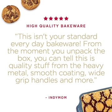 All-Clad Pro-Release Nonstick Bakeware Set 10 Piece Oven Safe 450F Half Sheet, Cookie Sheet, Muffin Pan, Cooling & Baking Rack, Round Cake Pan, Loaf Pan, Baking Pan Grey