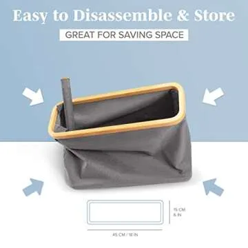 Lonbet - Toilet Paper Basket - Toilet Paper Storage - The Ultimate Bathroom Organizer - Bamboo Storage Basket, Toilet Paper Holder Basket, Bathroom Accessories Organizer