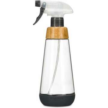 Full Circle Bottle Service - Refillable Glass Spray Bottle for Cleaning - Versatile Stream & Mist Op...
