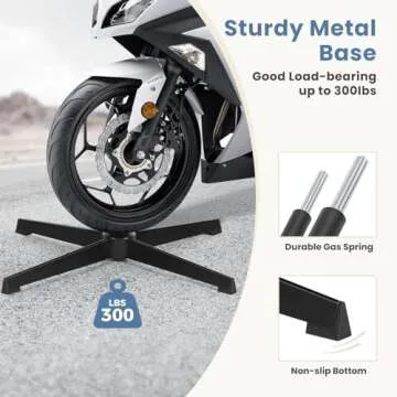 DUMOS Cross Legged Armless Wide Office Chair