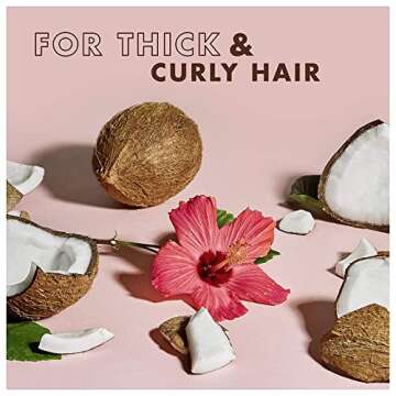 Shea Moisture Shampoo & Conditioner Set – Curl & Shine, Coconut & Hibiscus Hair Care Formulas for Moisturizing & Defining Thick, Curly Hair (2 Piece Set)