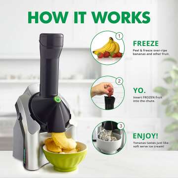 Yonanas 902 Classic Vegan Soft Serve Maker - 200W