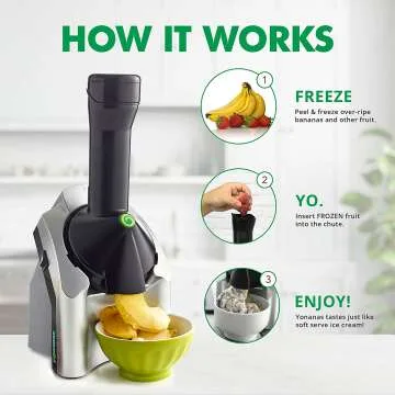 Yonanas 902 Classic Vegan Soft Serve Maker - 200W