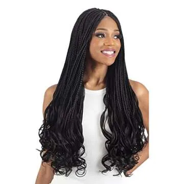 FREETRESS BRAIDS 3X French Curl Braid 22'' (3 Pack, 1B)