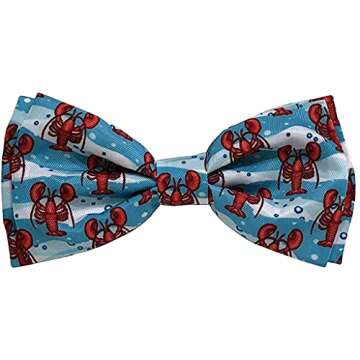 Huxley & Kent Bow Tie for Pets | Lobster Roll (Small) | Bow Tie Collar Attachment | Fun Bow Ties for Dogs & Cats | Cute, Comfortable, and Durable | H&K Bow Tie