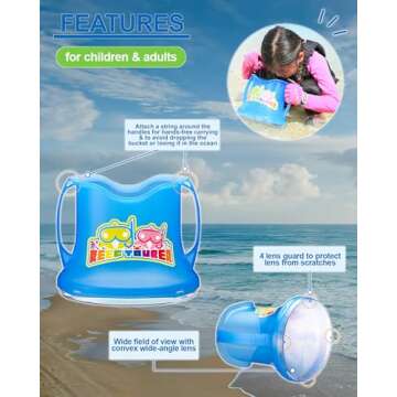 REEF TOURER Snorkeling Viewing Bucket for Kids and Adults
