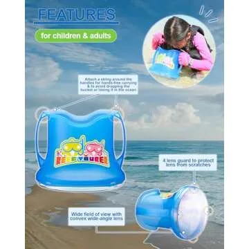 REEF TOURER Snorkeling Viewing Bucket for Kids and Adults